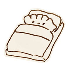 [LINEスタンプ] 眠りたい水餃子