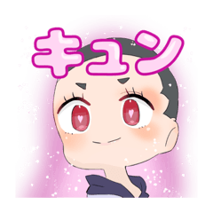 [LINEスタンプ] ちびキャラ☆白山くんスタンプ！！