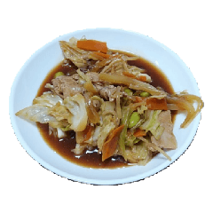 [LINEスタンプ] 和食やきとり夕食カレーライス焼き魚春巻きの画像（メイン）