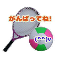 [LINEスタンプ] ミニテニス