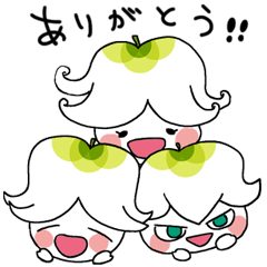 [LINEスタンプ] 【毎日使える】幸運を運ぶすずらんの三つ子