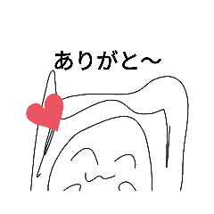 [LINEスタンプ] こまめのシンプルスタンプ7