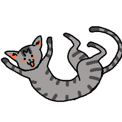 [LINEスタンプ] しゅたたたキャット