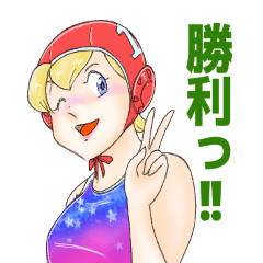 [LINEスタンプ] 水球少女3