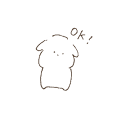 [LINEスタンプ] ゆるいぬ(スタンダード)