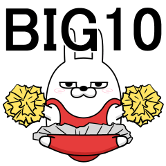 [LINEスタンプ] BIG 擦れうさぎ10