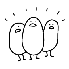 [LINEスタンプ] およそひよこ3兄弟