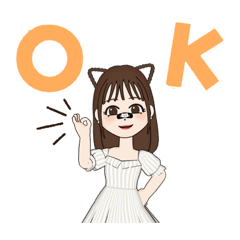 [LINEスタンプ] みぅちゃん