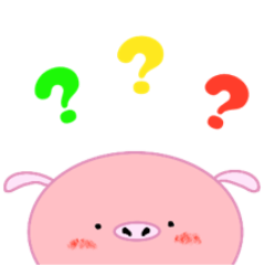 [LINEスタンプ] ちびぶた☆ブーブー【デカ文字】