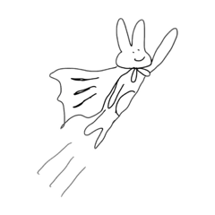 [LINEスタンプ] 使いやすい(？)うさぎたち