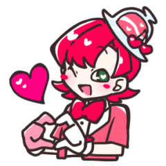 [LINEスタンプ] ラブですっ！