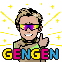 [LINEスタンプ] ゴルフ・日常に使える♪GENGEN＆パリティー