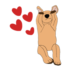 [LINEスタンプ] prettydog lulu