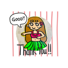 [LINEスタンプ] Lovely ♡ フラガール