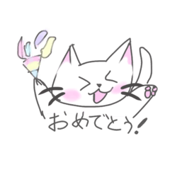 [LINEスタンプ] こんにちは黒白ネコスタンプ