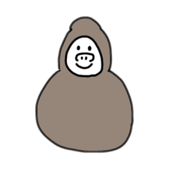 [LINEスタンプ] ごりだるま