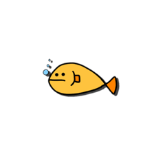 [LINEスタンプ] 表情で伝える魚達