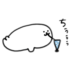 [LINEスタンプ] 明日が見えないあざらし