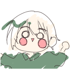 [LINEスタンプ] みどりのへんてこちゃん