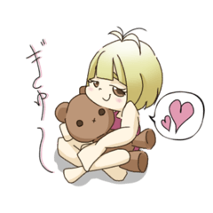 [LINEスタンプ] ♡アホ毛ちゃん♡