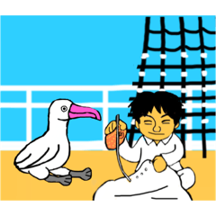 [LINEスタンプ] 船とか海とか港とか 参