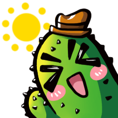 [LINEスタンプ] かわいいカクタス