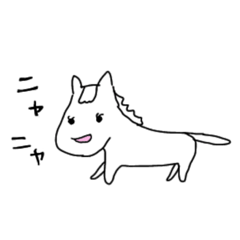 [LINEスタンプ] 白馬ちゃんスタンプ