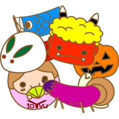 [LINEスタンプ] 季節のスタンプ-toYvu-