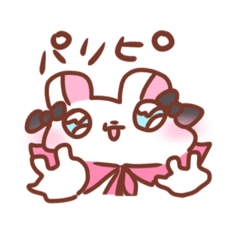 [LINEスタンプ] 萌え兎おこのちゃん