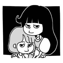 [LINEスタンプ] 二人はいつも優しい。