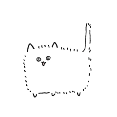 [LINEスタンプ] らくがきねこ スタンプ