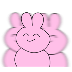 [LINEスタンプ] うさちゃんの1日.