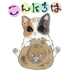 [LINEスタンプ] 三毛猫の日常スタンプ 2