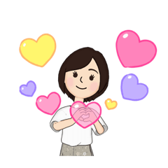 [LINEスタンプ] ボブヘアの日常2