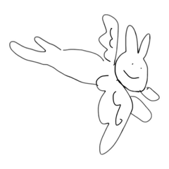 [LINEスタンプ] うさぎヘブン