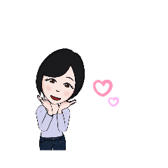 [LINEスタンプ] 明るいお母さん