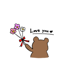 [LINEスタンプ] くまこちゃんの日常2