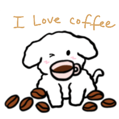 [LINEスタンプ] コーヒーバリスタポーチ