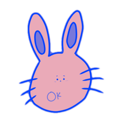 [LINEスタンプ] らくがきのうさぎと