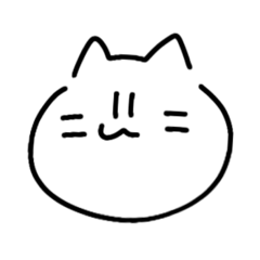 [LINEスタンプ] 意外と表情豊かなねこ