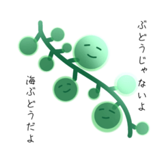 [LINEスタンプ] 海ぶどうスタンプ