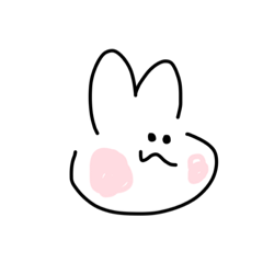 [LINEスタンプ] うさぎいいいいい！