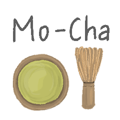 [LINEスタンプ] 抹茶 (Mo-Cha)