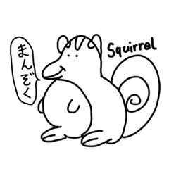 [LINEスタンプ] 動物の絵シリーズ