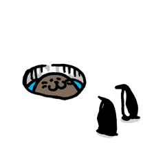 [LINEスタンプ] ちょいクセペンギン