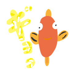 [LINEスタンプ] ギョっとして魚