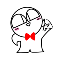 [LINEスタンプ] 白イヤツ