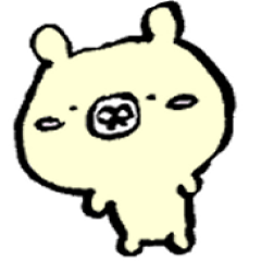 [LINEスタンプ] リボンくま