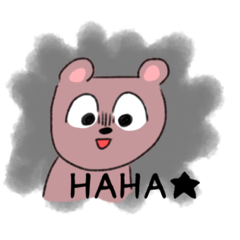 [LINEスタンプ] 限界クマと心配ウサギ