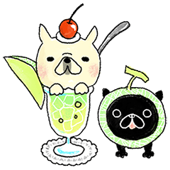 [LINEスタンプ] アイス*フレブルクリーム